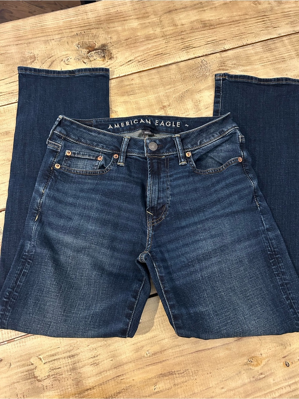 American Eagle Dark Wash Original Bootcut Jeans - LIKE NEW!